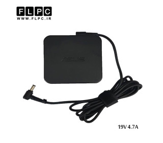 آداپتور لپ تاپ ایسوس Asus 19V 4.7A Org Plus _5.5*2.5 مربعی