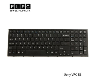 کیبورد لپ تاپ سونی Sony VPC-EB Laptop Keyboard مشکی-بافریم