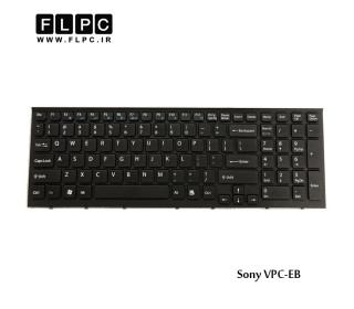 Keyboard Laptop Sony Vaio VPC-EB Without Frame کیبرد لپ تاپ سونی مشکی بدون قاب