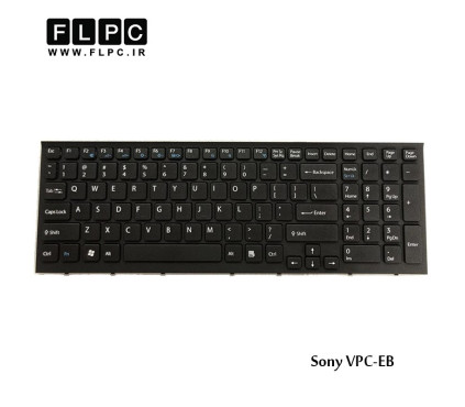 Keyboard Laptop Sony Vaio VPC-EB Without Frame کیبرد لپ تاپ سونی مشکی بدون قاب
