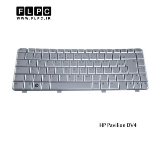 کیبورد لپ تاپ اچ پی DV4 نقره ای HP Pavilion DV4 Laptop Keyboard