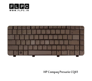 کیبورد لپ تاپ اچ پی HP Laptop Keyboard Compaq Presario CQ41 قهوه ای