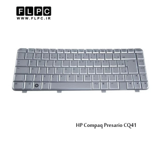 کیبورد لپ تاپ اچ پی HP Laptop Keyboard Compaq Presario CQ41 نقره ای