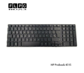 کیبورد لپ تاپ اچ پی HP Probook 4515 Laptop Keyboard مشکی-اینتر بزرگ- بدون فریم