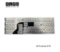 کیبورد لپ تاپ اچ پی HP laptop keyboard Probook 4710s کیبورد لپ تاپ اچ پی HP laptop keyboard Probook 4710s