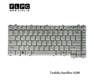 کیبورد لپ تاپ توشیبا Toshiba Satellite A200 Laptop Keyboard سفید