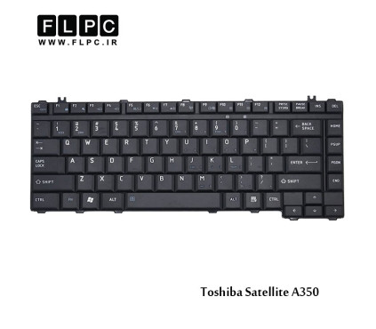 کیبورد لپ تاپ توشیبا Toshiba Laptop Keyboard Satellite A350 مشکی