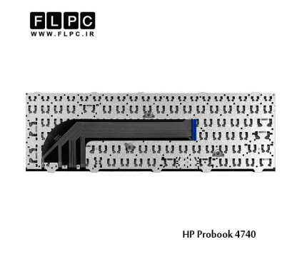 کیبورد لپ تاپ اچ پی HP Laptop Keyboard Probook 4740 مشکی-با فریم نوک مدادی