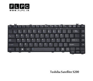کیبورد لپ تاپ توشیبا Toshiba Laptop Keyboard Satellite S200 مشکی