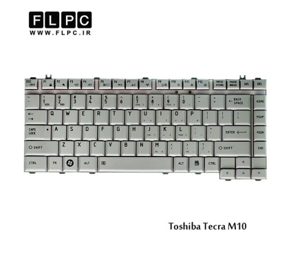 کیبورد لپ تاپ توشیبا Toshiba Laptop Keyboard Tecra M10 سفید