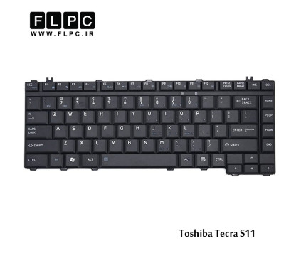 کیبورد لپ تاپ توشیبا Toshiba Laptop Keyboard Tecra S11 مشکی