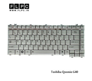 کیبورد لپ تاپ توشیبا Toshiba Laptop Keyboard Qosmio G40 سفید