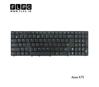 کیبورد لپ تاپ ایسوس Asus Laptop keyboard X75 مشکی-بافریم
