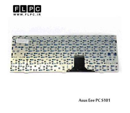 کیبورد لپ تاپ ایسوس Asus Laptop Keyboard Eee PC S101 مشکی-با فریم-فلت پهن
