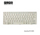 کیبورد لپ تاپ ایسوس Asus Laptop Keyboard Eee PC S101 سفید-با فریم-فلت پهن