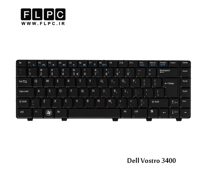 کیبورد لپ تاپ دل 3400 مشکی Dell Vostro 3400 Laptop Keyboard