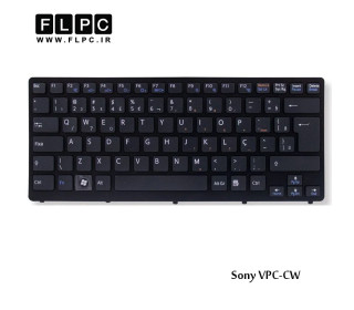 کیبورد لپ تاپ سونی Sony VPC-CW Laptop Keyboard مشکی-بافریم