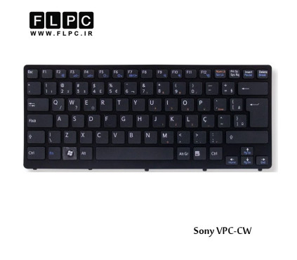 کیبورد لپ تاپ سونی Sony Laptop Keyboard VPC-CW مشکی-بافریم