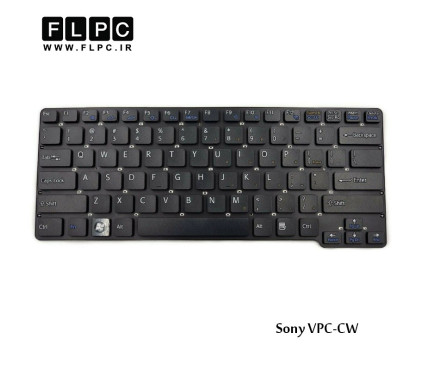 کیبورد لپ تاپ سونی Sony Laptop Keyboard VPC-CW مشکی-اینتر کوچک-بدون فریم