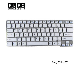کیبورد لپ تاپ سونی VPC-CW سفید-اینتر کوچک-بدون فریم Sony Laptop Keyboard