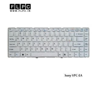 کیبورد لپ تاپ سونی Sony Laptop Keyboard VPC-EA سفید-اینتر کوچک-بدون فریم