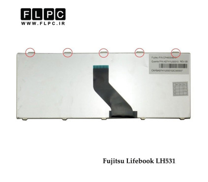 کیبورد لپ تاپ فوجیتسو Fujitsu Laptop Keyboard Lifebook LH531 مشکی