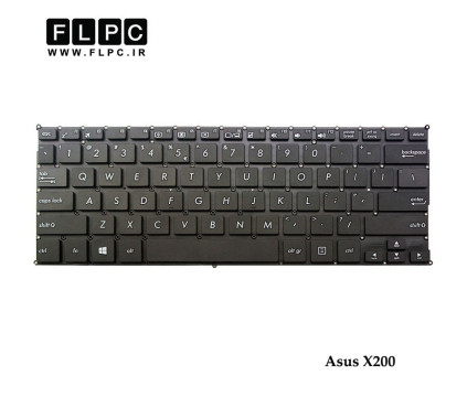 کیبورد لپ تاپ ایسوس Asus Laptop Keyboard X200 مشکی-اینتر کوچک-بدون فریم