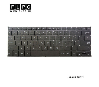 کیبورد لپ تاپ ایسوس Asus Laptop Keyboard X201 مشکی-اینتر کوچک-بدون فریم