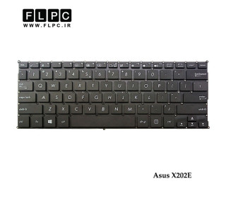 کیبورد لپ تاپ ایسوس Asus Laptop Keyboard X202E مشکی-اینتر کوچک-بدون فریم