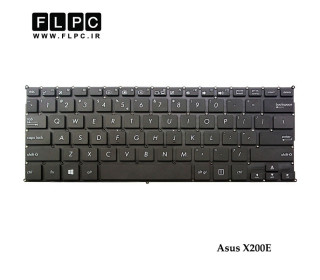 کیبورد لپ تاپ ایسوس Asus Laptop Keyboard X200E مشکی-اینتر کوچک-بدون فریم