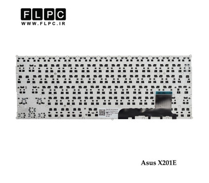 کیبورد لپ تاپ ایسوس Asus Laptop Keyboard X201E سفید-اینتر کوچک-بدون فریم