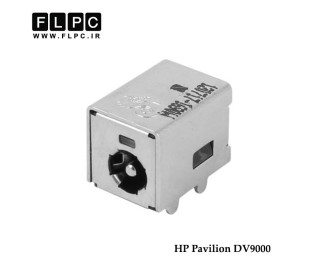 جک برق لپ تاپ اچ پی سرریز چراغ دار روی برد HP Laptop DC Jack Small Plug On PCB Pavilion DV9000 FL048