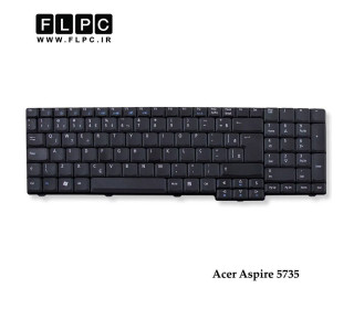 کیبورد لپ تاپ ایسر 5735 مشکی-فلت کوتاه Acer Aspire 5735 Laptop Keyboard
