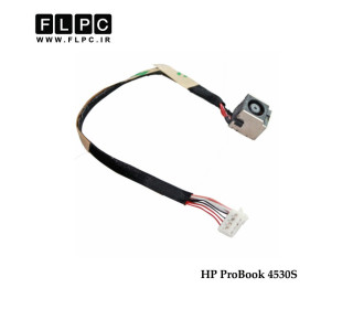 جک برق لپ تاپ اچ پی با کابل HP Laptop DC Jack Cable Probook 4530S