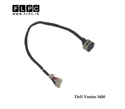 جک برق لپ تاپ دل با کابل Dell DC Power Jack Vostro 3400