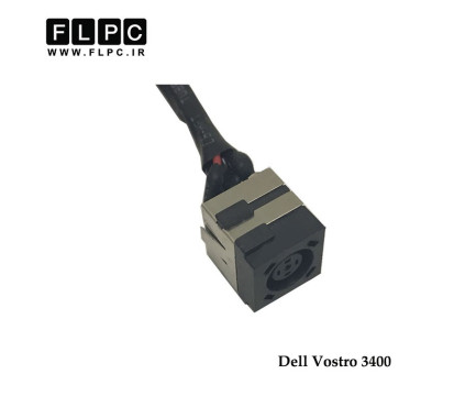 جک برق لپ تاپ دل با کابل Dell DC Power Jack Vostro 3400