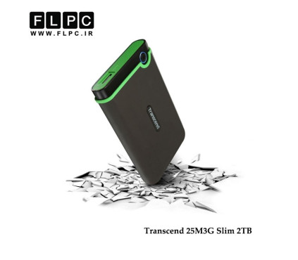 هارد اکسترنال ترنسند مدل 25M3G Slim ظرفیت 2 ترابایت / Transcend StoreJet 25M3G Slim External Hard Drive - 2TB