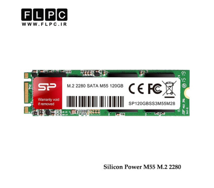 حافظه اس اس دی مدل M55 M.2 2280  سیلیکون پاور 120گیگابایت/Silicon Power M55 M.2 2280 SSD Drive 120GB