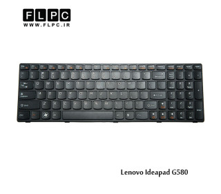کیبورد لپ تاپ لنوو Lenovo Laptop Keyboard IdeaPad G580 مشکی با فریم