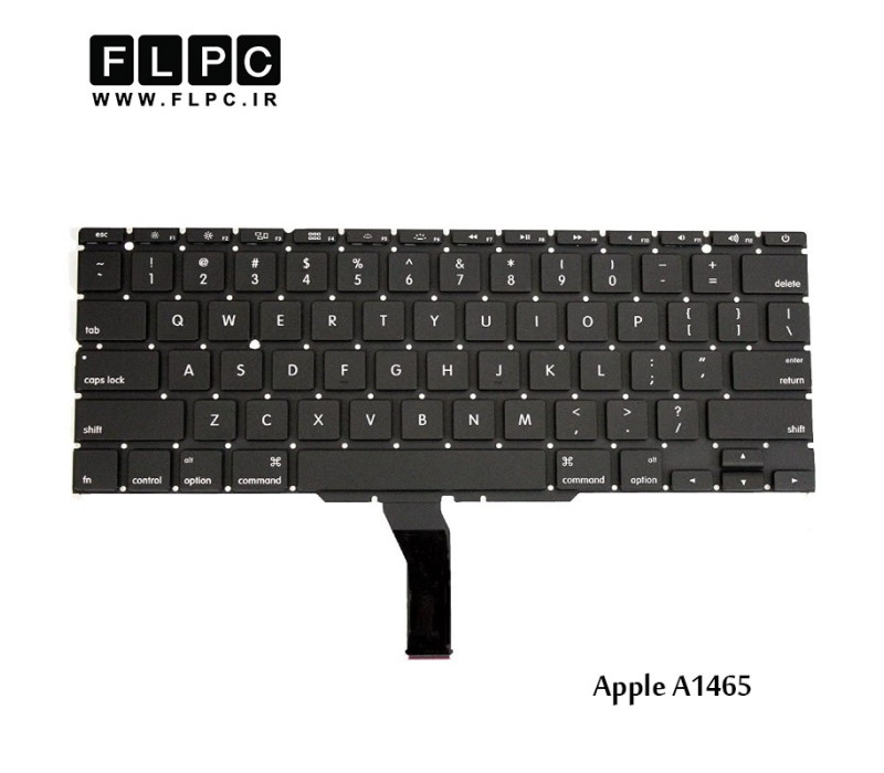کیبورد لپ تاپ اپل A1465 مشکی-اینتر کوچک Apple A1465 Laptop Keyboard