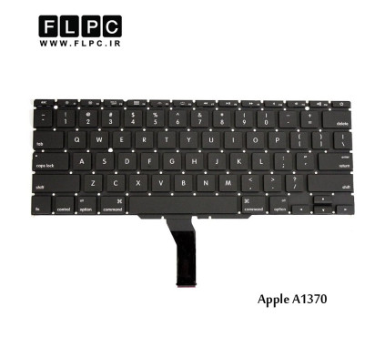 کیبورد لپ تاپ اپل A1370 مشکی-اینتر کوچک Apple A1370 Laptop Keyboard