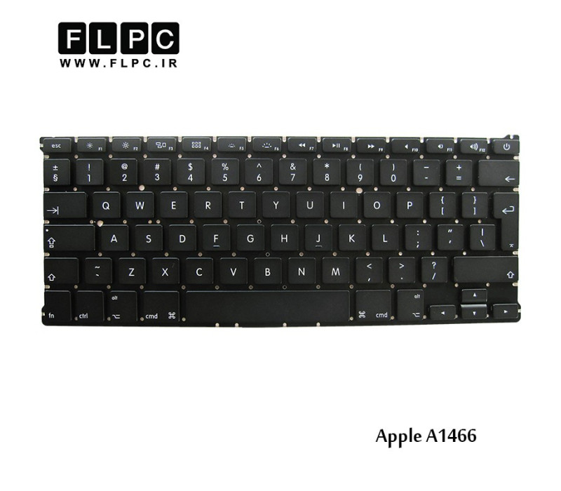 کیبورد لپ تاپ اپل Apple Laptop Keyboard A1466 مشکی-اینتر بزرگ