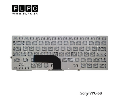 کیبورد لپ تاپ سونی Sony Laptop Keyboard VPC-SB نقره ای-اینتر بزرگ-بدون فریم