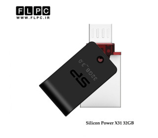 فلش مموری OTG مدل X31 سیلیکون پاور ظرفیت 32 گیگابایت//Silicon Power X31 OTG Flash Memory 32GB