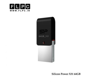 فلش مموری OTG مدل X31 سیلیکون پاور ظرفیت 64 گیگابایت //Silicon Power X31 USB 3.0 OTG Flash Memory 64GB