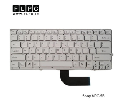 کیبورد لپ تاپ سونی VPC-SB مشکی اینتر کوچک بدون فریم / Sony Laptop Keyboard VPC-SB Black Without frame
