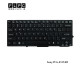 کیبورد لپ تاپ سونی Sony Laptop Keyboard PCG-41214M مشکی-اینتر کوچک-بدون فریم