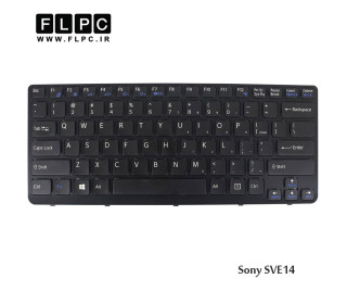 کیبورد لپ تاپ سونی Sony Laptop Keyboard SVE14 مشکی-بافریم