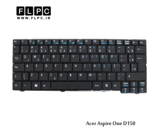 کیبورد لپ تاپ ایسر Acer Aspire One D150 Laptop Keyboard مشکی