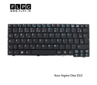 کیبورد لپ تاپ ایسر Acer Aspire One ZG5 Laptop Keyboard مشکی